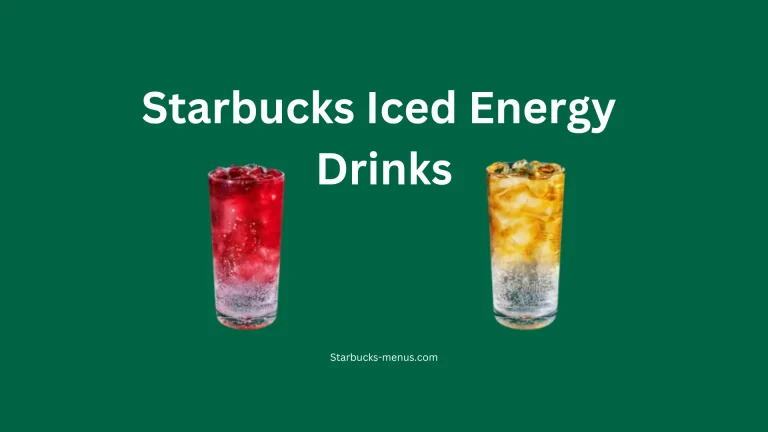 Starbucks Iced Energy Drinks