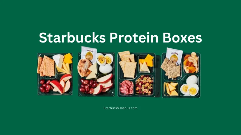 Starbucks Protein Boxes