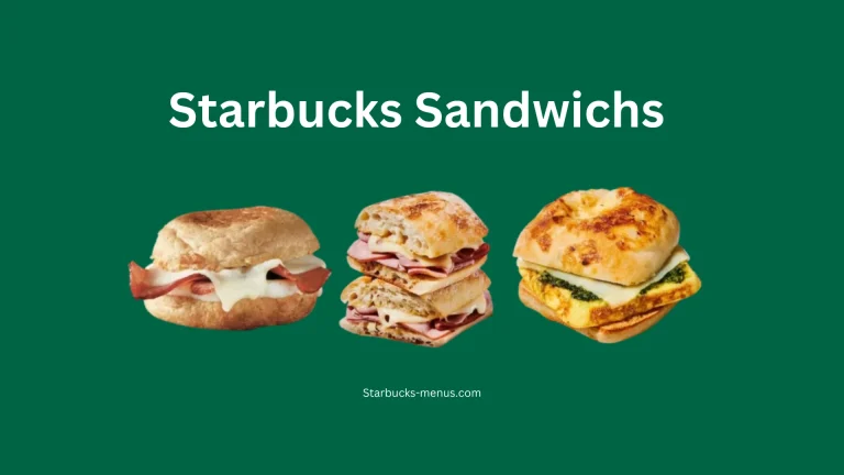 Starbucks Sandwich Menu