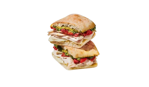 Turkey, Provolone & Pesto on Ciabatta