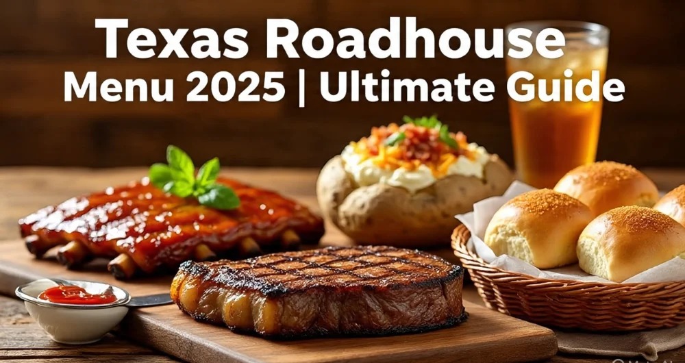 Texas Roadhouse Menu 2025 | Starters, Entrees, Sides, Drinks & More