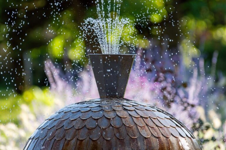Solar Pond Fountain for a Greener Backyard