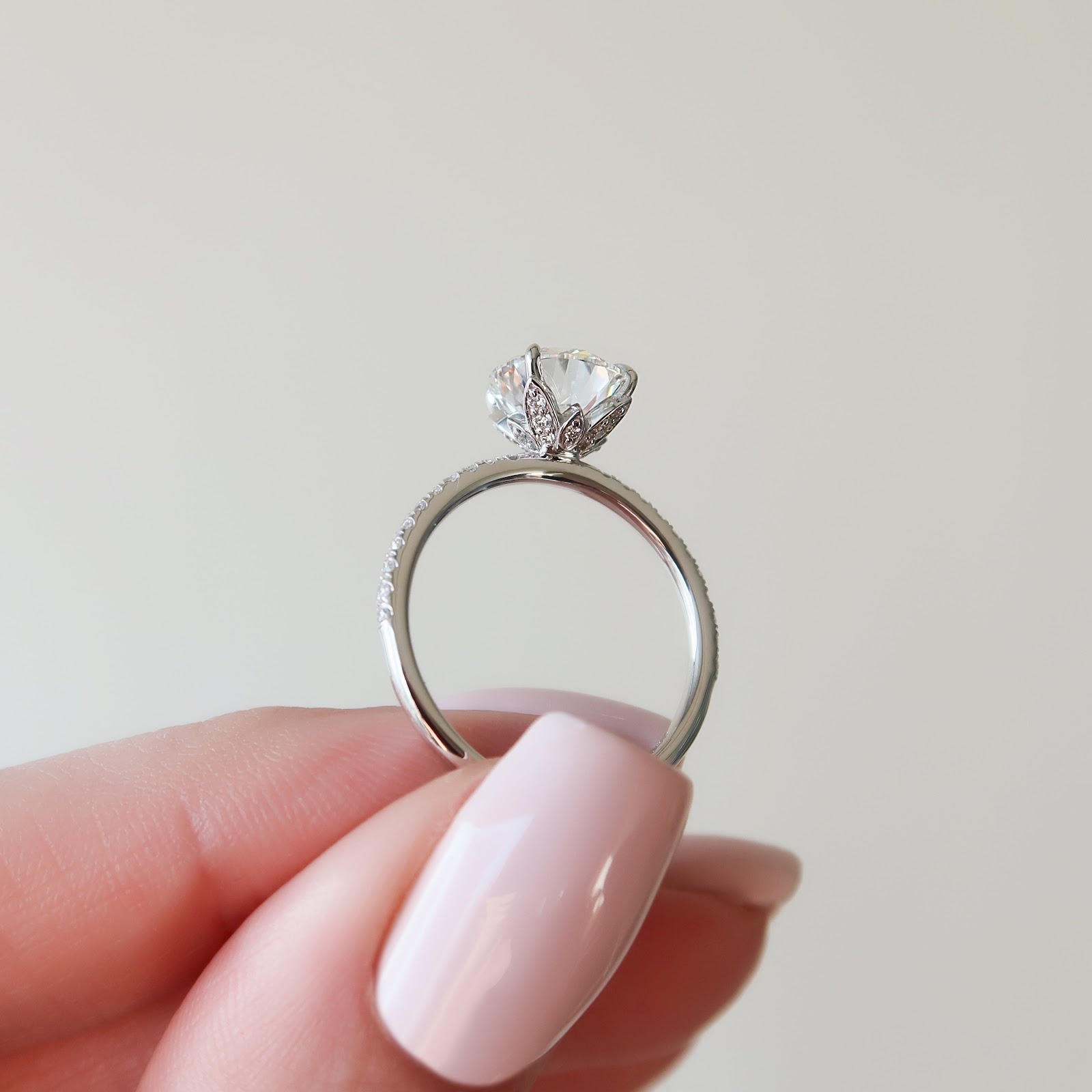 Pavé Engagement Rings for Extra Brilliance